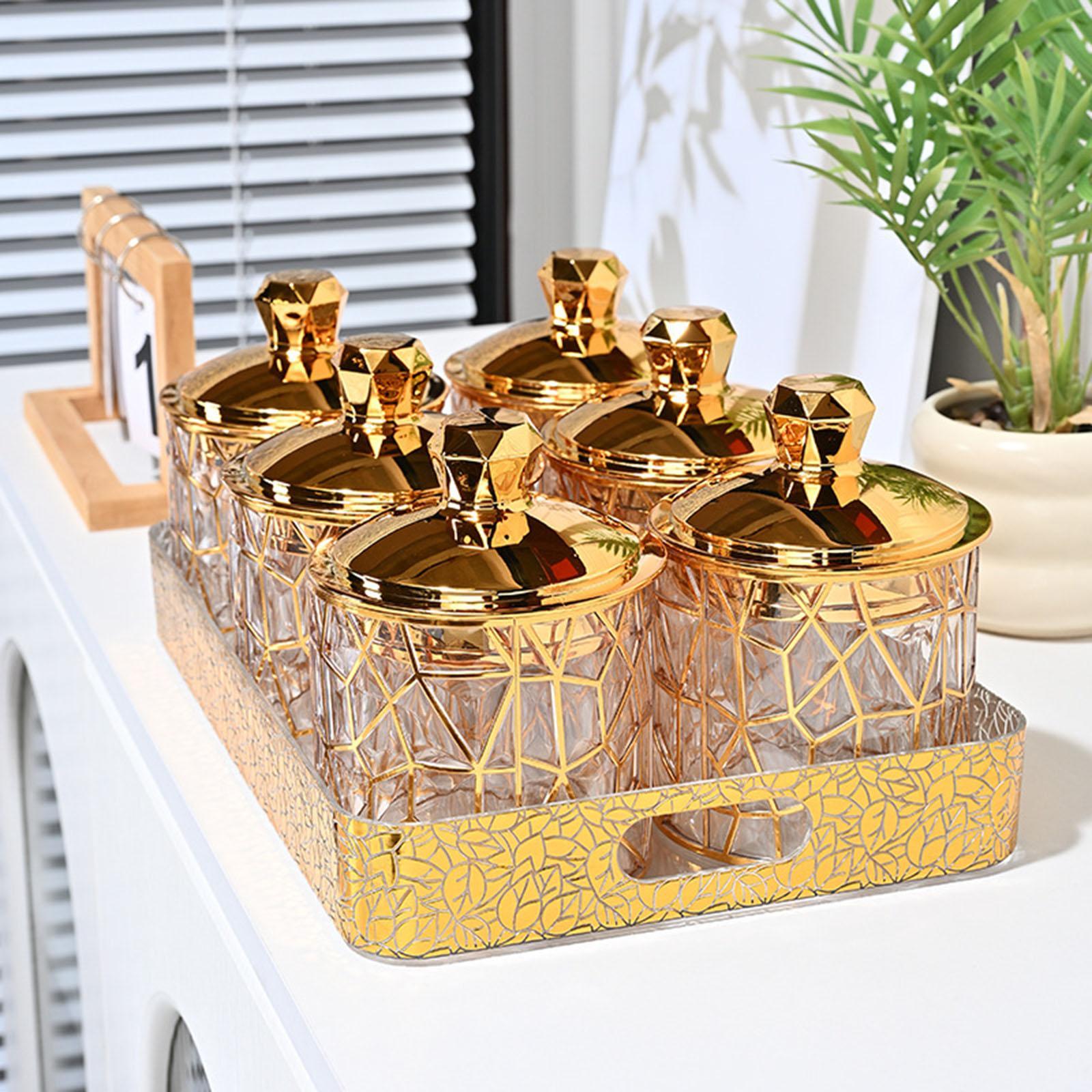 Coffee Tea Canister Set - ชุดกระปุกเก็บอาหารในครัว ภาชนะพลาสติกสุญญากาศพร้อมฝาปิด สำหรับเก็บอาหารในครัว กาแฟ ชา ขนมขบเคี้ยว