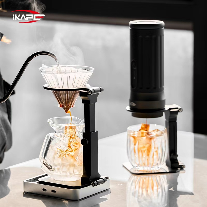 Aeropress Coffee Maker - IKAPE ขาตั้งแบบพกพาสำหรับกระดาษกรองฮาริโอ/เครื่องชงกาแฟแอโรเพรส; เหมาะสำหรับกาแฟแบบพกพา/เครื่องชงกาแฟแบบพกพาคาโป K2