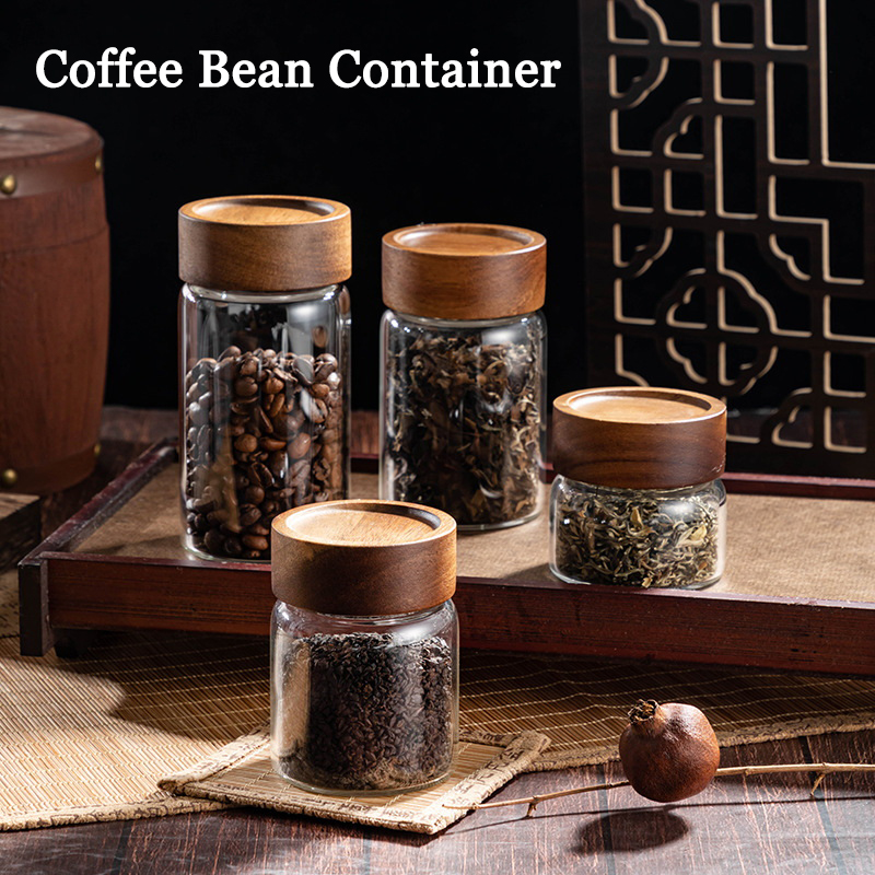 Coffee Tea Containers - ชุดอุปกรณ์บาริสต้า ชุดเก็บเมล็ดกาแฟ ที่เก็บขวดชา แก้วใส่กาแฟแบบชงครั้งเดียว อุปกรณ์เสริมสำหรับเอสเพรสโซ ของขวัญสำหรับบาริสต้า