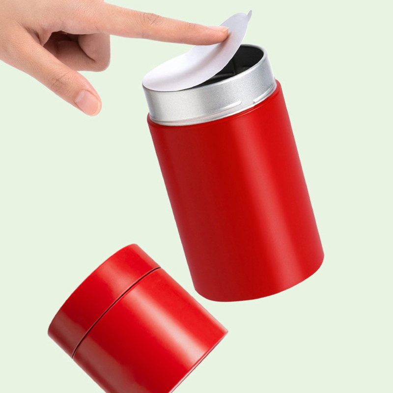 Coffee Tea Containers - กล่องเก็บกาแฟ อุปกรณ์จัดระเบียบในครัวเรือน กล่องเหล็กขนาดเล็ก กระป๋องชา ภาชนะพกพาขนาดเล็กสำหรับเดินทาง กระปุกใส่น้ำตาล