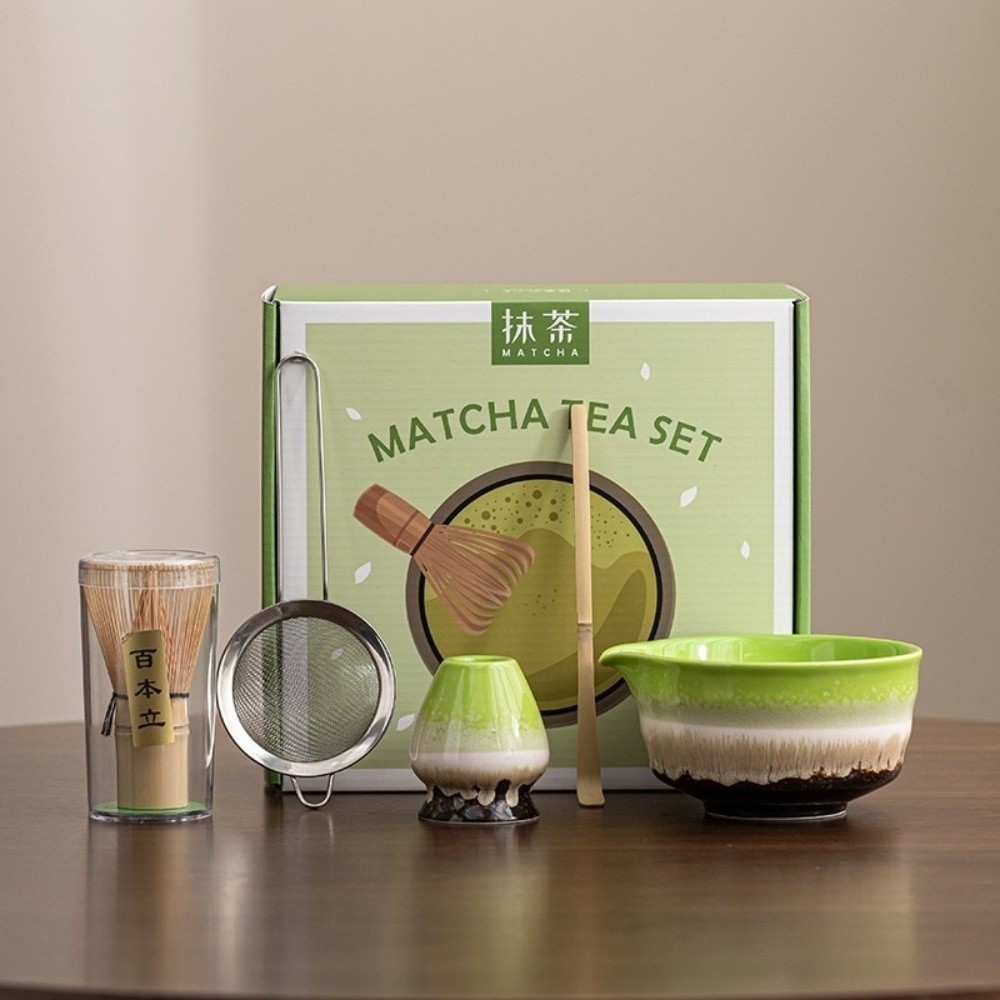 Matcha Whisk Set - ชา Sticks ชามัทฉะญี่ปุ่นชุดช้อน Matcha Match ชาม