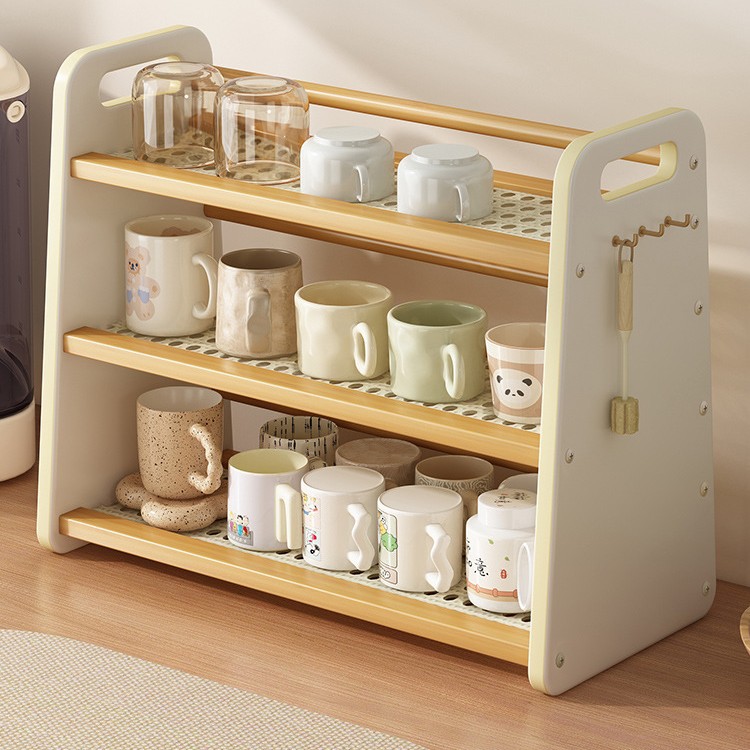 Coffee Tea Place - ที่วางแก้ว, ชั้นวางของ, ชั้นวางแก้ว, โต๊ะทานอาหาร, เคาน์เตอร์, โต๊ะ,