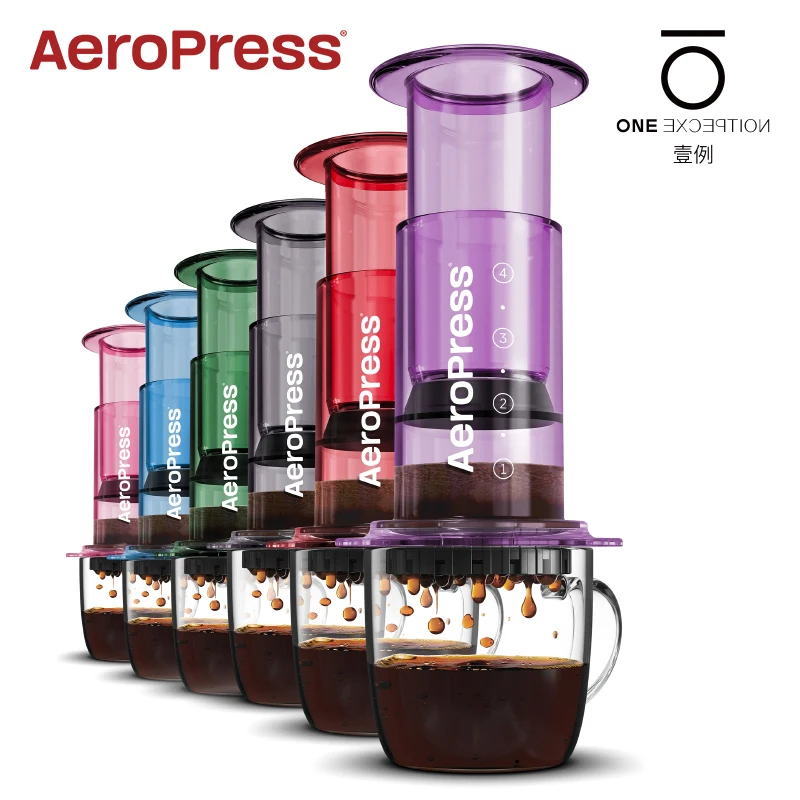 Aeropress Coffee Maker - เครื่องชงกาแฟแบบกดมือ Aeropress โปร่งใส พกพาสะดวก สำหรับชงกาแฟเย็นกลางแจ้ง