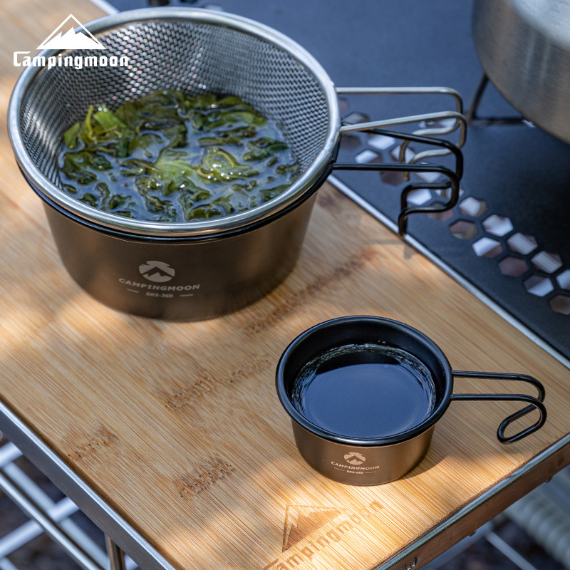 CAMPINGMOON ถ้วยเหล้าสแตนเลสขน - Coffee Tea Equipment บทวิจารณ์และราคา
