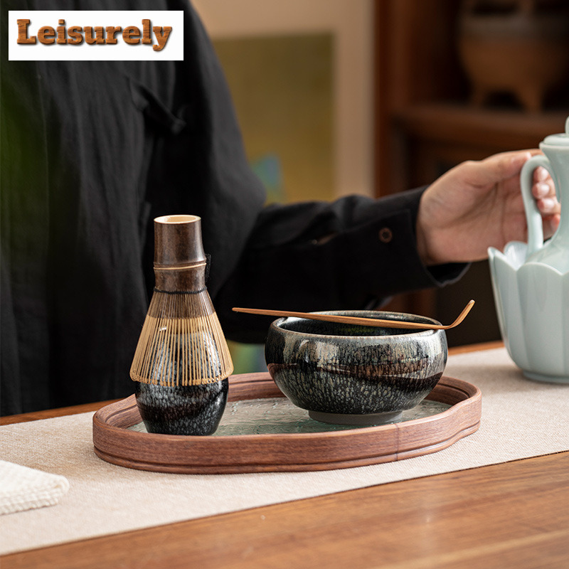 ชุดชาเขียวมัทฉะเจี้ยนจานสี่ชิ้ - Matcha Whisk Set บทวิจารณ์และราคา