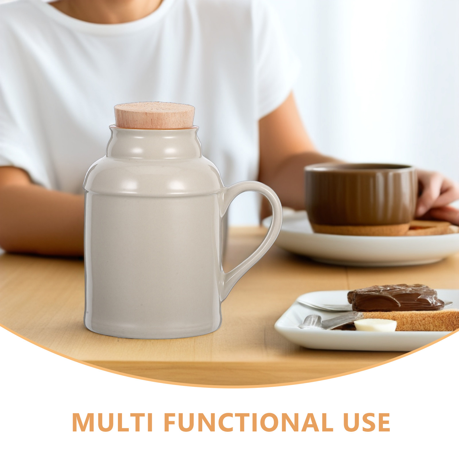 กาต้มน้ำเซรามิกวินเทจตกแต่งพร้ - Coffee Tea Containers บทวิจารณ์และราคา