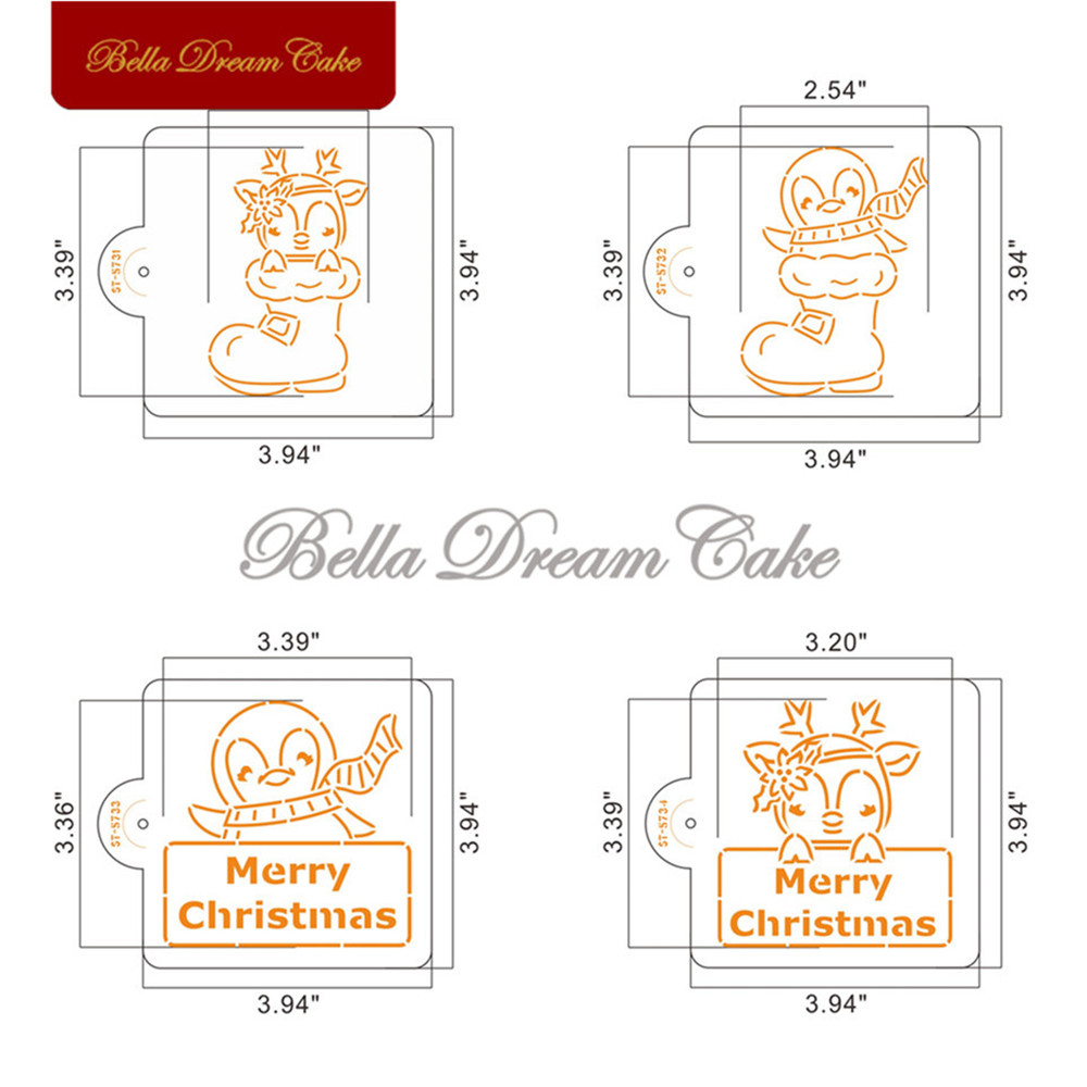 แม่พิมพ์บิสกิตลายฉลุรูปเพนกวิน - Coffee Stencil Art บทวิจารณ์และราคา