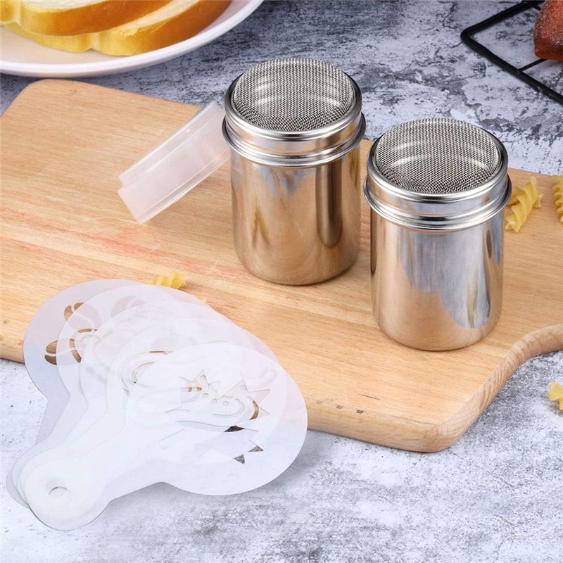 ชุดอุปกรณ์ตกแต่งกาแฟแบบใช้ซ้ำไ - Coffee Stencil Art บทวิจารณ์และราคา