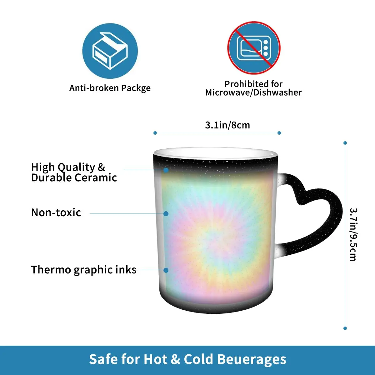 แก้วลายไทไดสีพาสเทล แก้วเซรามิ - Wallpaper Coffee And Tea บทวิจารณ์และราคา