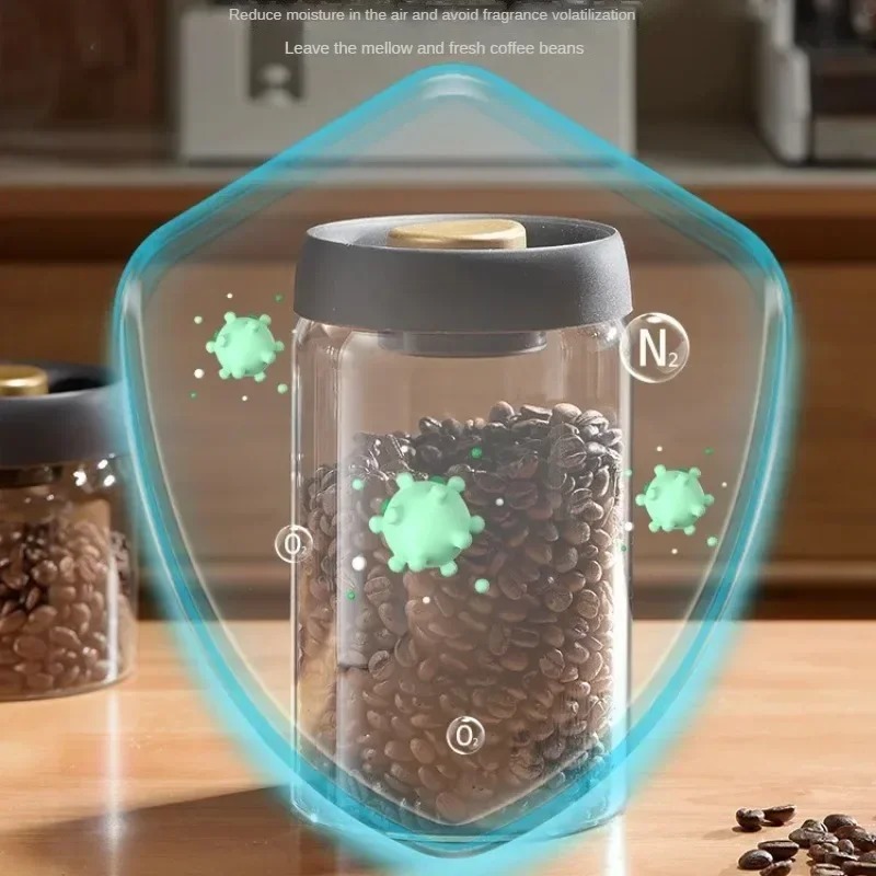 โถเก็บกาแฟสุญญากาศแบบแมนนวล ทำ - Coffee Tea Containers บทวิจารณ์และราคา