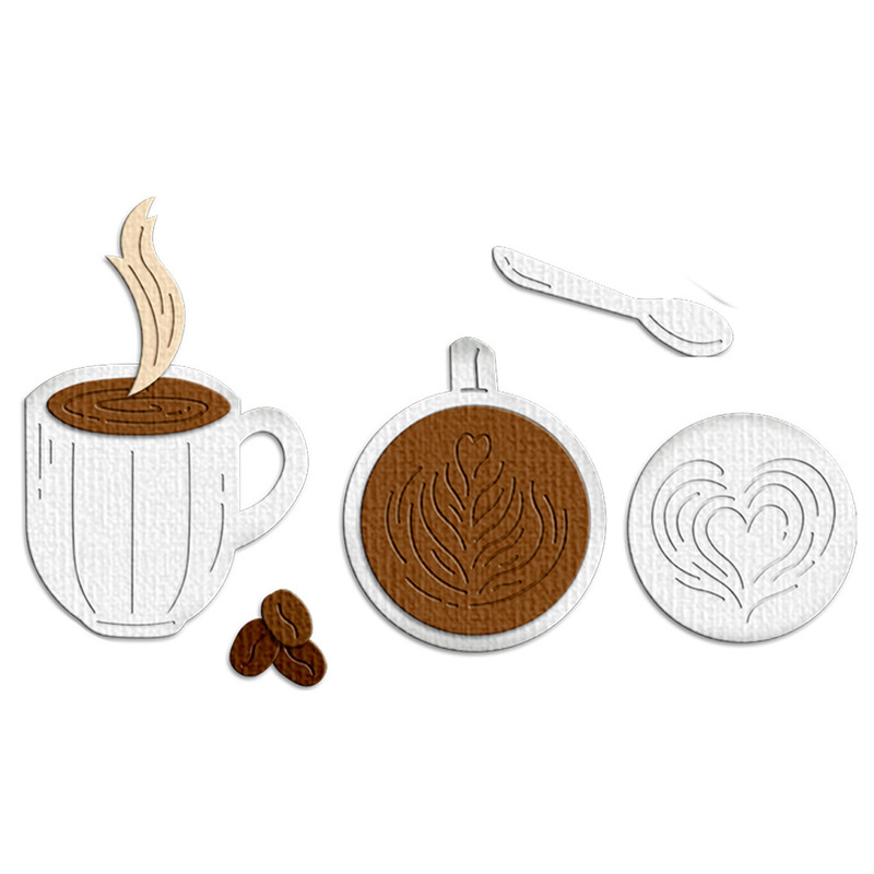 แก้วกาแฟลายหัวใจ ลาเต้อาร์ต ช้ - Coffee Stencil Art บทวิจารณ์และราคา