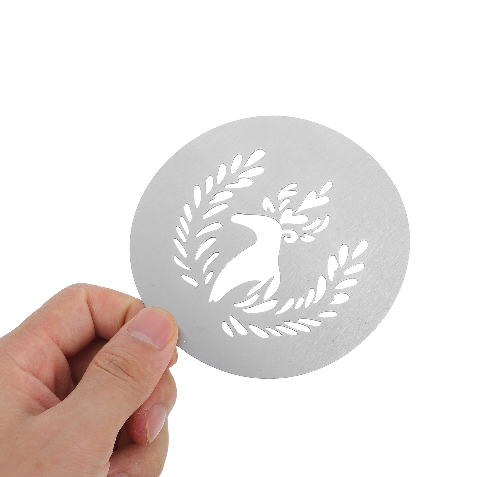 4 ชิ้น แม่แบบลายกาแฟสแตนเลสคุณ - Coffee Stencil Art บทวิจารณ์และราคา
