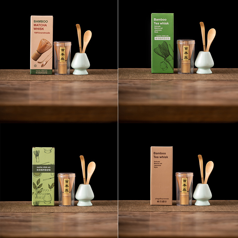 ชุดตะกร้อมัทฉะไม้ไผ่ 4 ชิ้น พร - Matcha Whisk Set บทวิจารณ์และราคา