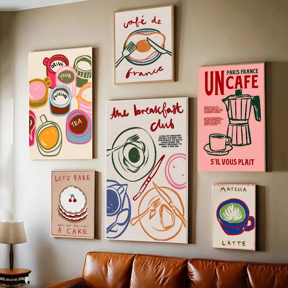 ร้านกาแฟ ชุดน้ำชายามบ่าย ครัวซ - Wallpaper Coffee And Tea บทวิจารณ์และราคา