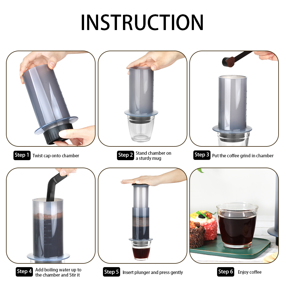 เครื่องชงกาแฟเอสเพรสโซแบบพกพา  - Aeropress Coffee Maker บทวิจารณ์และราคา