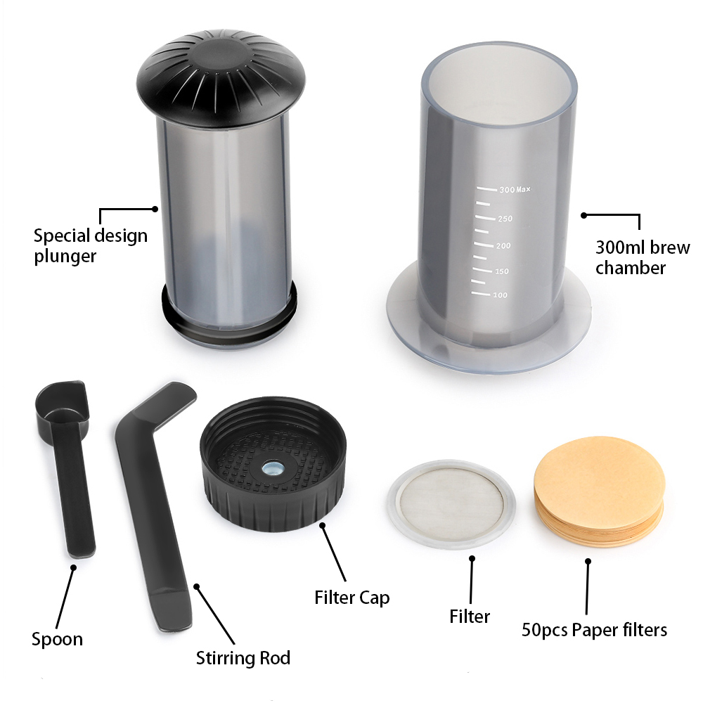 เครื่องชงกาแฟเอสเพรสโซแบบพกพา  - Aeropress Coffee Maker บทวิจารณ์และราคา