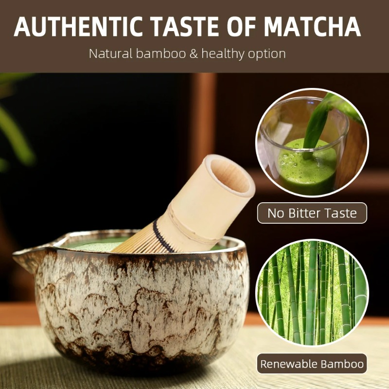 ชุดชาเขียวมัทฉะญี่ปุ่น 6 ชิ้น  - Matcha Whisk Set บทวิจารณ์และราคา