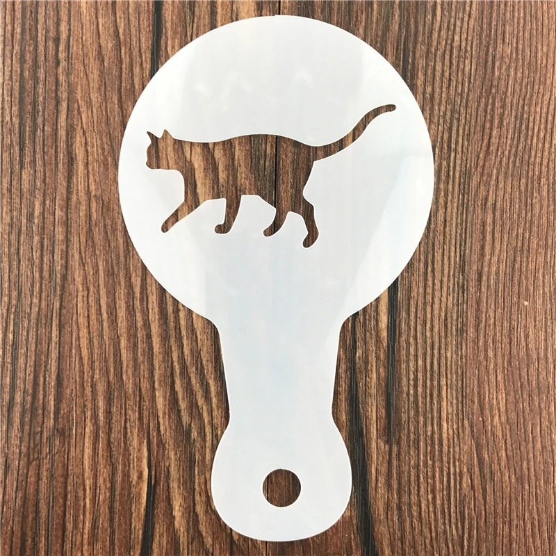 5ชิ้นDIYกาแฟลาเต้ศิลปะS Tencil - Coffee Stencil Art บทวิจารณ์และราคา