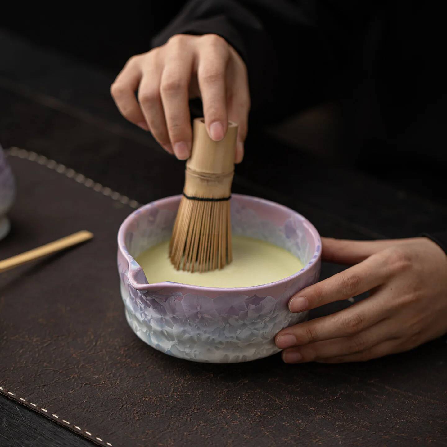 ชุดชาเขียวมัทฉะคริสตัลไลน์ไอซ์ - Matcha Whisk Set บทวิจารณ์และราคา