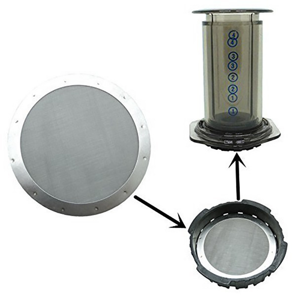 2 ชิ้น/ล็อต 61 มม.กาแฟตาข่ายโล - Aeropress Coffee Maker บทวิจารณ์และราคา