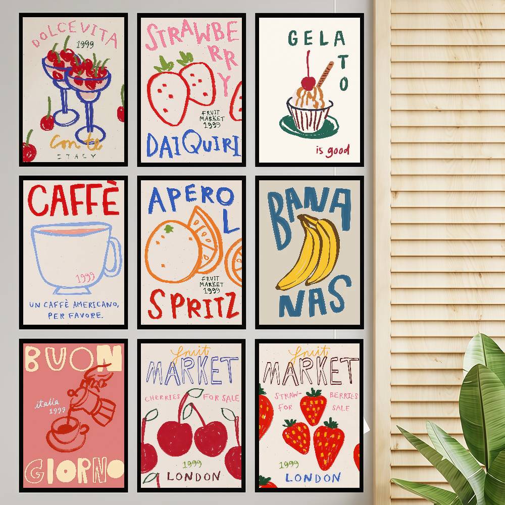 โปสเตอร์วินเทจคลาสสิกสำหรับตกแ - Wallpaper Coffee And Tea บทวิจารณ์และราคา