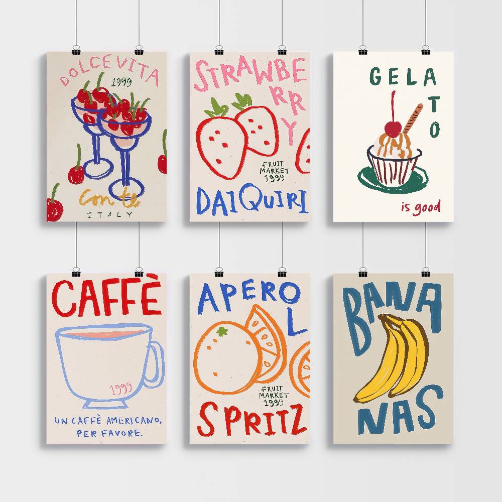 โปสเตอร์วินเทจคลาสสิกสำหรับตกแ - Wallpaper Coffee And Tea บทวิจารณ์และราคา