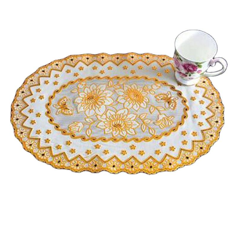 ร้อนรูปไข่ลูกไม้ PVC ทองพลาสติ - Coffee Tea Place บทวิจารณ์และราคา