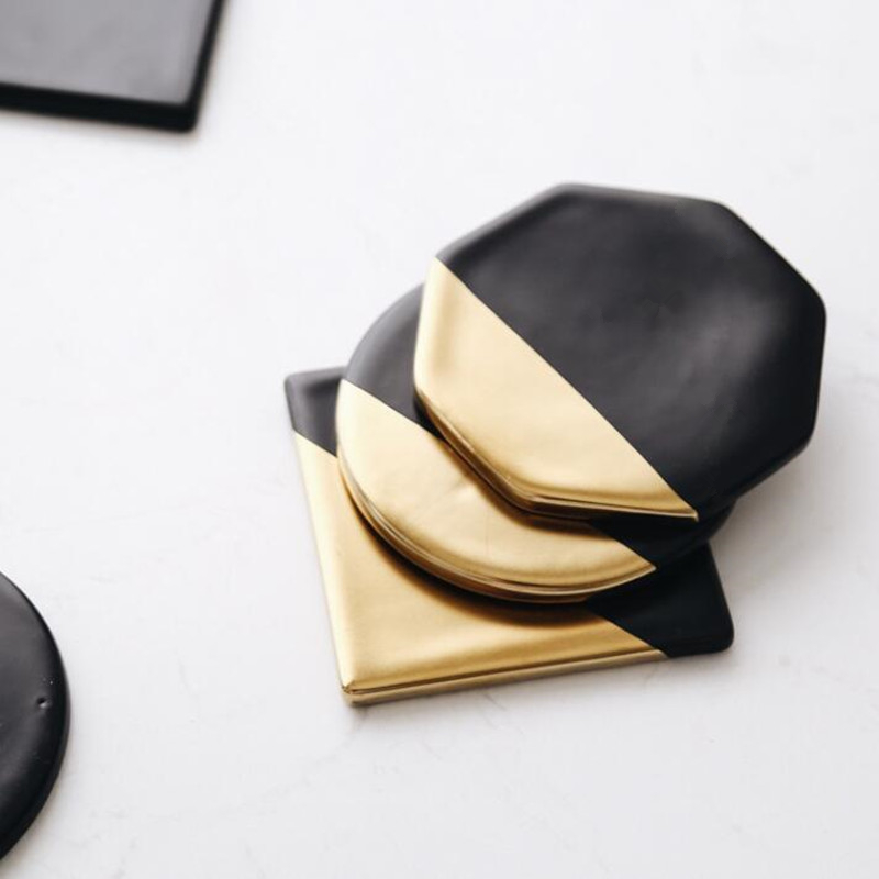 ที่รองแก้วหินอ่อนลายหินอ่อนที่ - Coffee Tea Place บทวิจารณ์และราคา