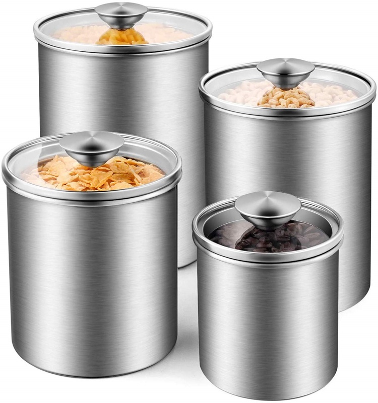 ชุดกระป๋องเก็บอาหารสแตนเลสสำหร - Coffee Tea Containers บทวิจารณ์และราคา
