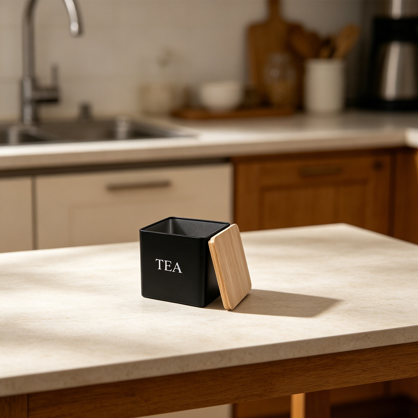 ชุดกระปุกโลหะสำหรับชา กาแฟ น้ำ - Coffee Tea Containers บทวิจารณ์และราคา